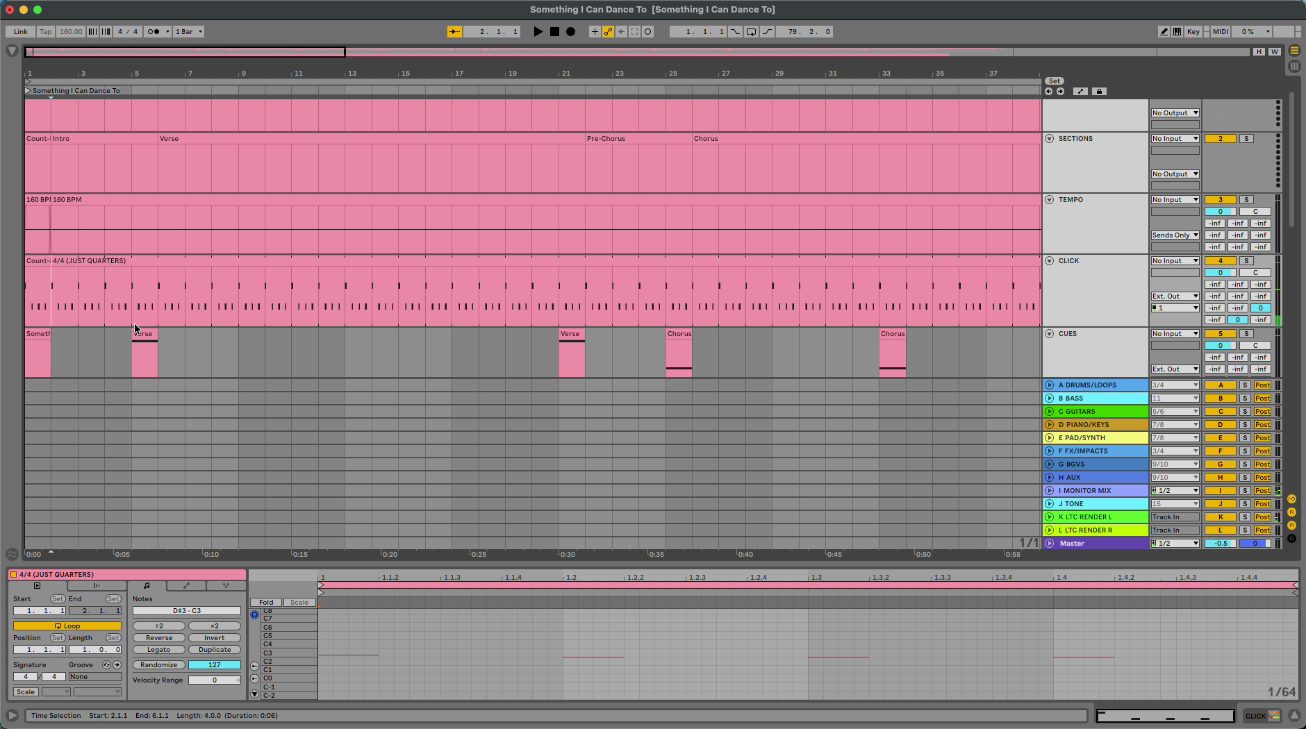 Trimming the intro.